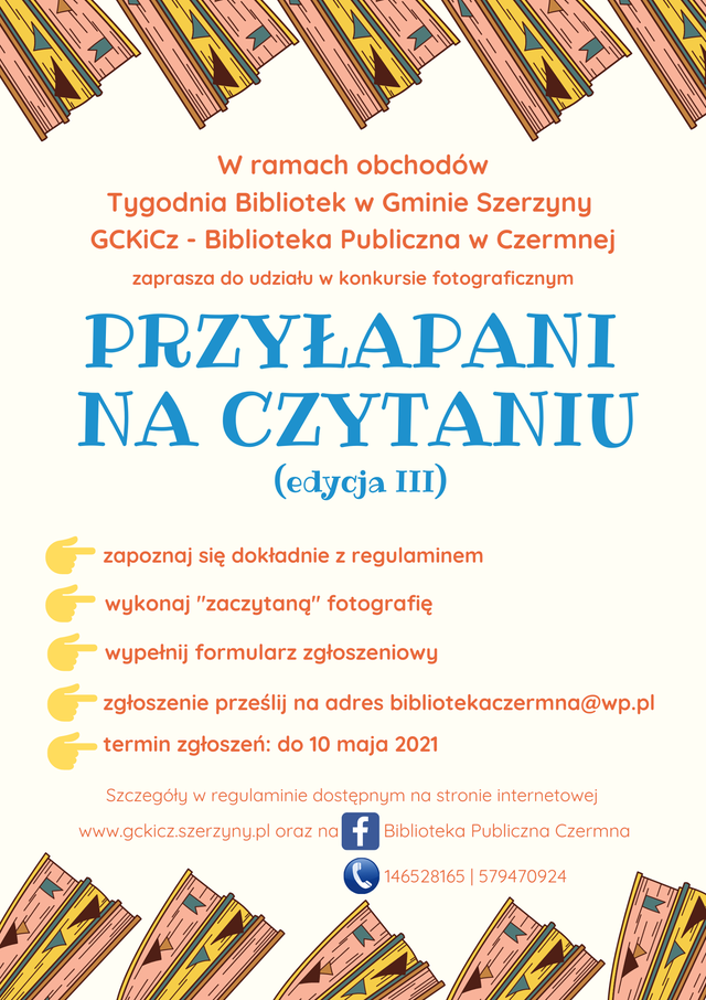 Miniaturka artykułu Konkurs fotograficzny „Przyłapani na czytaniu”