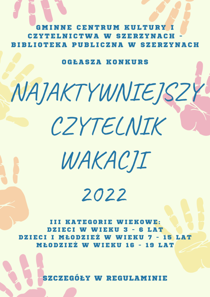 Miniaturka artykułu Konkurs „Najaktywniejszy czytelnik wakacji 2022”