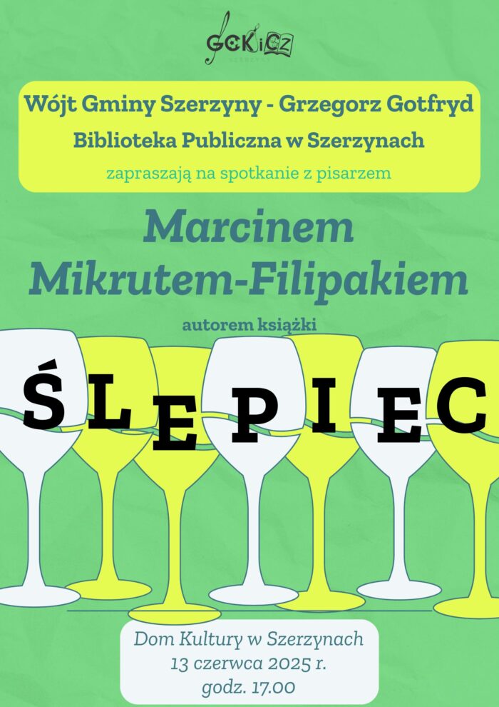 Miniaturka artykułu Zaproszenie na spotkanie autorskie z p. Marcinem Mikrutem-Filipakiem